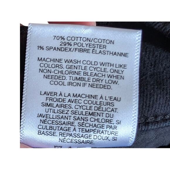 Express Black Mid Rise Stretch Jeggings - 0 - Picture 4 of 9